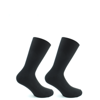 2 Pares Calcetines Bamboo La Puño Suave Negro