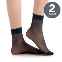 Bi-Pack Soquet Azul Oscuro