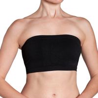 Polera Esencial Mini Bandeau Negro