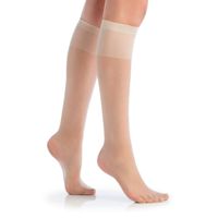 2 Unidades Minimedia Punta Transparente Marfil