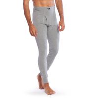 Calzoncillo Largo Hombre Algodón Gris