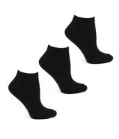 3 Pares Calcetines Bamboo 0/4 Paleta Negro Mujer