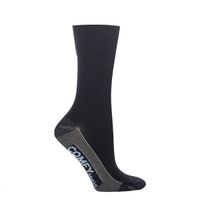 Calcetín Comfy Cobre Liso Negro
