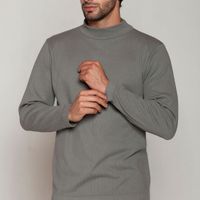 Beatle Algodón Acanalado Hombre Gris Tais