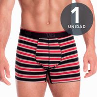 Bóxer Elastico A La Vista Hombre Full Tejido Cotton Spandex Rojo