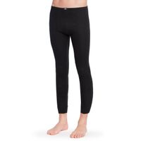 Calzoncillo Largo Termico Tejido Panal Negro Juvenil