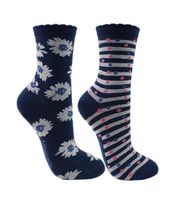 2 Pares Calcetín Bamboo Camelia Monarch