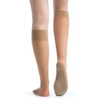 Minimedia Elasticada Con Cobre Beige Oscuro