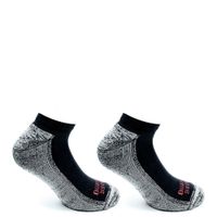 2 Pares Calcetin Cobre + Bamboo Deportivo Largo 0/4 Negro