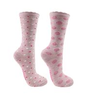 2 Pares Calcetín Bamboo Corazon Monarch