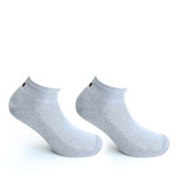 4 Pares Calcetin Algodón Deportivo Largo 0/4 Gris