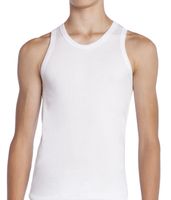 Camiseta Musculosa Juvenil  Algodón Blanco Tais