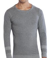 Camiseta Térmica Cuello Polo Microfibra Seamless Frio Extremo Gris