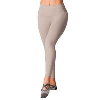 Calza High Waisted 7/8 Lino Phyton Tavi Noir