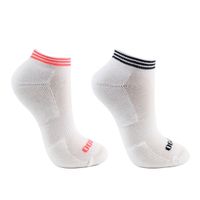 2 Pares Calcetín Bamboo Rayas Largo 0/4 Blanco