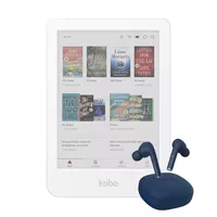 Lector Kobo Clara Colour 6"" HD 16GB Blanco + Audifono de regalo