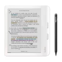 Lector E Reader Kobo Libra Colour Blanco con Lápiz Stylus 2