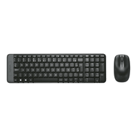 Kit Teclado + Mouse Logitech MK220 Español negro