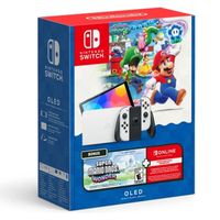 Consola Nintendo Switch OLED + Super Mario Bros. Wonder + 3 Meses Nintendo Switch Online