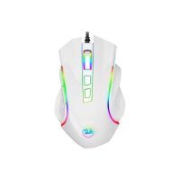 Mouse Gamer Redragon GRIFFIN M607 RGB 7200 DPI Blanco