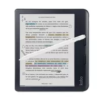Lector e reader Kobo Libra Colour HD 7"" 32GB Negro con Lápiz Stylus 2 Blanco