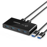 UGREEN Conmutador 2 en 4 USB 3.0 A