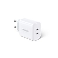 UGREEN Cargador PD USB-C + USB-C 40W (20W+20W) Blanco