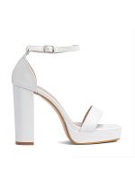 Sandalia Taco Fiesta Blanca Mujer Weide YOU189