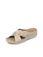 Sandalia Tipo Chala Confort Taco Cuña Mujer Weide YL056