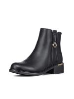 Botin Casual Mujer Eco Cuero Clasico Comodo Weide HX509