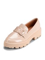 Mocasín Charol Plataforma Beige Casual Mujer Weide QIU288