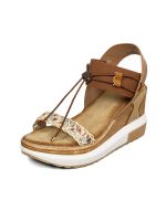 Sandalias Casuales Taco Cuña Mujer Weide JS02
