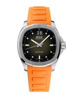 Reloj Mido Multifort TV Big Date Resina Naranjo