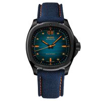 Reloj Mido Multifort TV Textil Azul