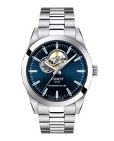 Reloj Tissot Gentleman Open Heart Acero Azul