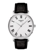 Reloj Tissot Everytime Cuero Negro