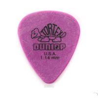 Set de Uñetas Dunlop Tortex Moradas 1.14mm