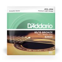 Set Cuerdas Guitarra Acús. 85/15 T.M B. 12-54 Ez920 Daddario