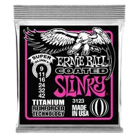 SET DE CUERDAS ERNIE BALL SLINKY TITANIUM 9 - 42