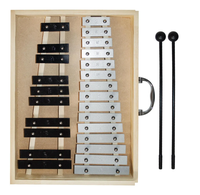 Metalófono Cromático De 25 Aluminio All25Ag