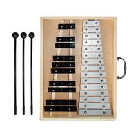 Metalófono Cromático De 25 Aluminio All25Ag