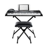 Teclado Musical Piano 61 Notas +Stand+Silla+Aud Hrmny Alesis