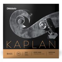 Set cuerdas contrabajo a escala K610 3/4M Kaplan Daddario