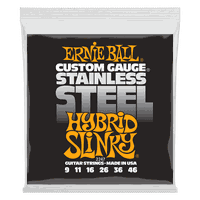 SET DE CUERDAS ERNIE BALL HYBRID SLINKY INOXIDABLE 9 – 46