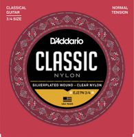 Set De Cuerdas Nylon Clásica3/4 N.Tensión Ej27N 3/4 Daddario
