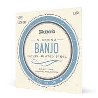Set de cuerdas Banjo Nickel Wnd 9-20 EJ60 Lite Daddario