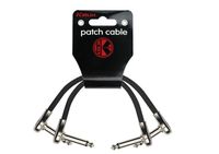 Pack 2 Patch Cable Pedal 0,3M Ángulo PSK2-243-0,3m Kirlin