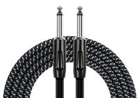 Cable Instrumento 10M 1/4'' Mono Plug Tejido Iwcx-201B-10