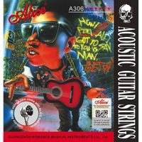 Set de cuerdas de guitarra electroacustica Alice A306XL 0.10 - 0-25