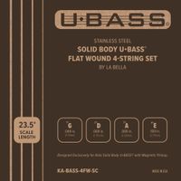 Cuerdas Para Ubass Solid Body Flat KA-BASS-4FW-SC Kala